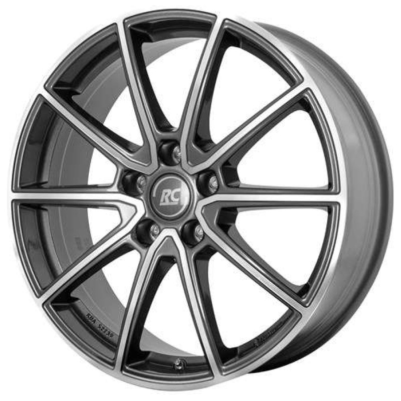 Janta aliaj RC-DESIGN RC32 7.5x18" 5x108 ET52.5 HGVP - Himalaya Grey Voll-Poliert