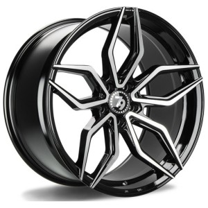 Janta aliaj seventy9 SCF-D 9.0x18" 5x112 ET38 BFP - Black Front Polished
