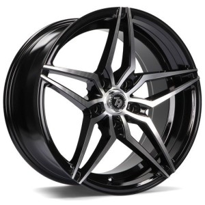 Janta aliaj seventy9 SV-A 8.0x18" 5x112 ET35 BFP - Black Front Polished