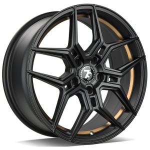 Janta aliaj seventy9 SV-B 8.0x18" 5x112 ET35 BGGIL - Black Matt Gold Inner Lip