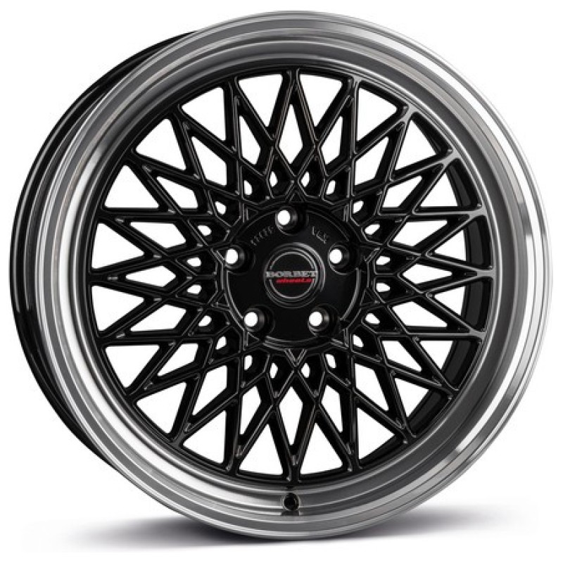 Janta aliaj Borbet B 8.0x18" 5x112 ET30 BRP - black rim polished