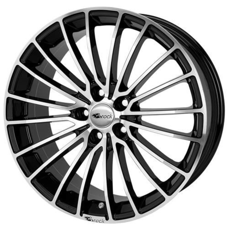 Janta aliaj Brock B24 8.0x18" 5x112 ET48 SGVP - Schwarz Glanz Voll-Poliert (SGVP)