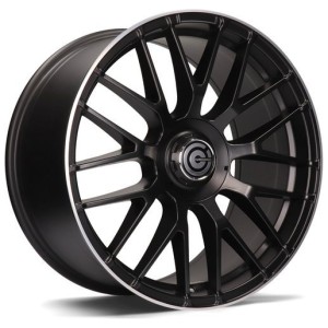 Janta aliaj Carbonado Dark 8.0x18" 5x112 ET35 DMBLP - Matt Black Lip Polished