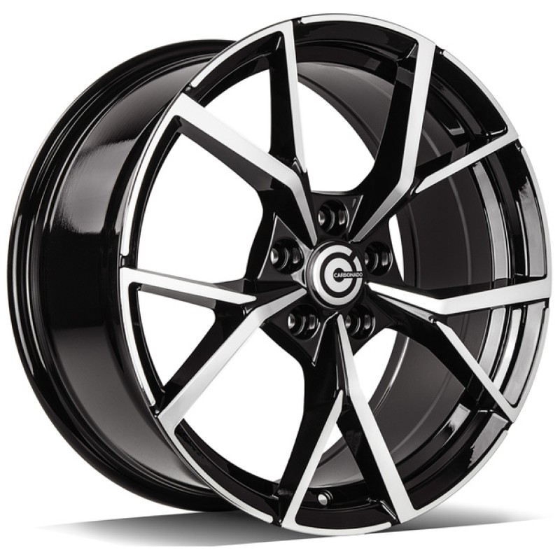 Janta aliaj Carbonado Predator 8.0x18" 5x112 ET45 BFP - Black Front Polished