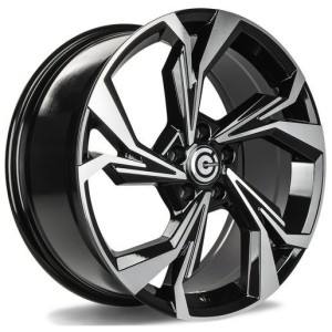 Janta aliaj Carbonado Slingshot 8.0x18" 5x112 ET45 BFP - Black Front Polished