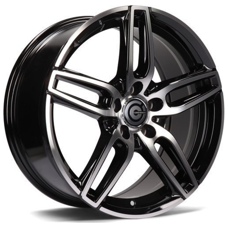 Janta aliaj Carbonado Way 8.0x18" 5x112 ET45 BFP - Black Front Polished