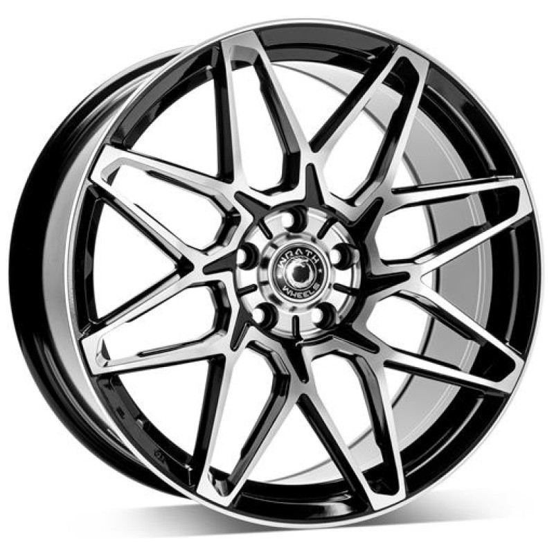 Janta aliaj Wrath Wheels WF-6 8.0x18" 5x112 ET42 BP - Black polished