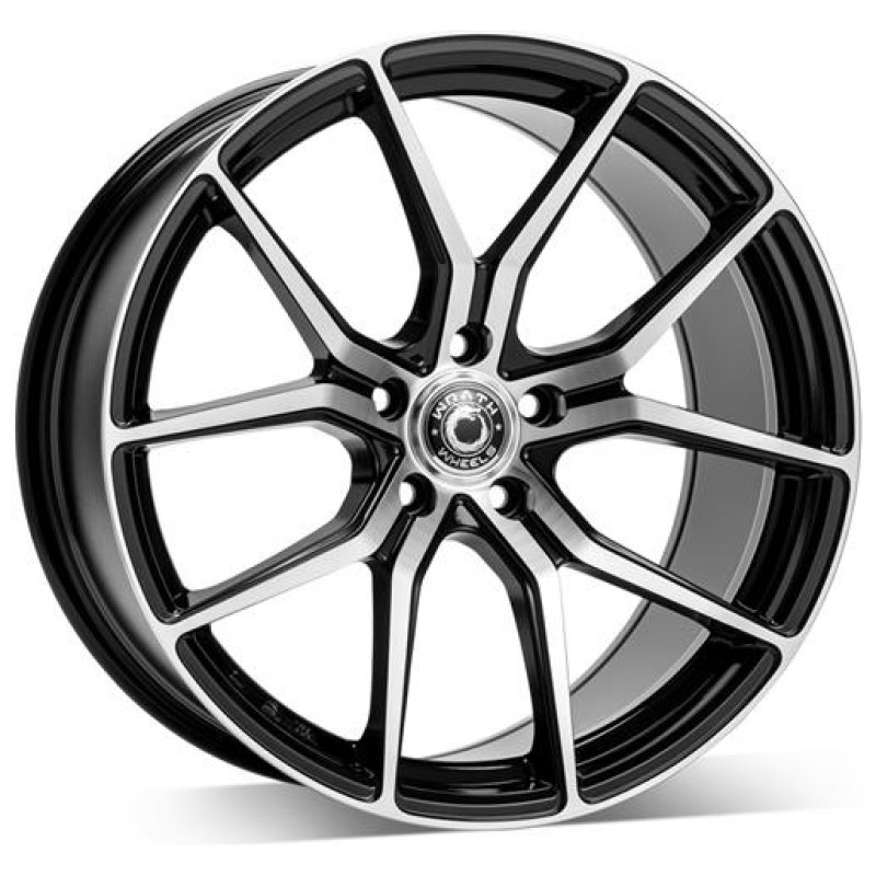 Janta aliaj Wrath Wheels WF-7 8.0x18" 5x112 ET40 BP - Black polished