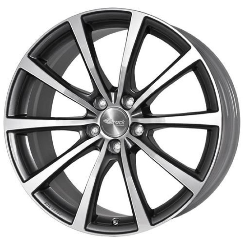 Janta aliaj Brock B32 8.5x18" 5x115 ET38 HGVP - Himalaya Grey Voll-Poliert (HGVP)