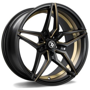Janta aliaj seventy9 SV-A 9.0x18" 5x120 ET35 DMBMG - Deep Matt Black Milled Gold