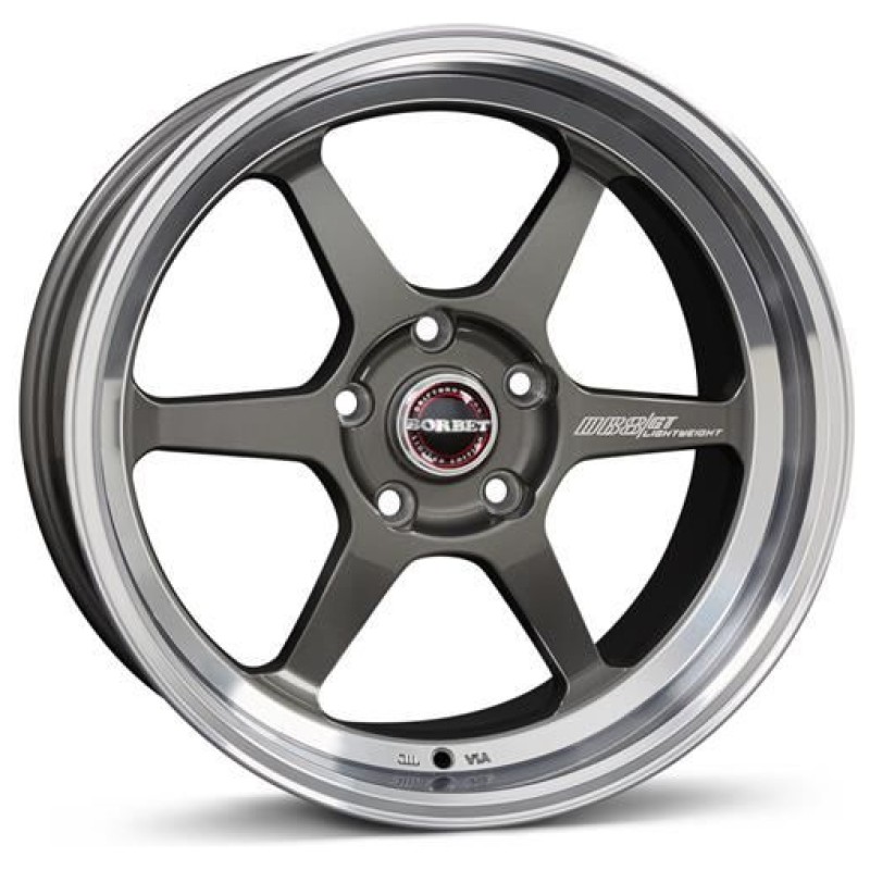Janta aliaj Borbet DB8GT 8.5x18" 5x120 ET30 GRP - Graphite rim polished