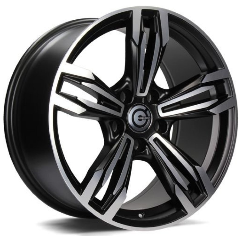 Janta aliaj Carbonado Dynamite 8.5x18" 5x120 ET20 MBFP - Matt Black Front Polished