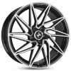 Janta aliaj Keskin Tuning KT20 8.0x18" 5x120 ET35 BFP - Black Front Polish