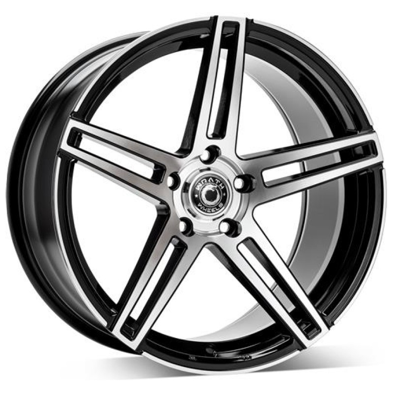 Janta aliaj Wrath Wheels WF-1 8.0x18" 5x120 ET35 BP - Black polished