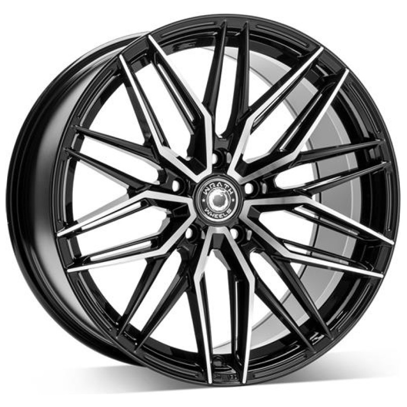 Janta aliaj Wrath Wheels WF-9 9.5x18" 5x120 ET40 BP - Black polished