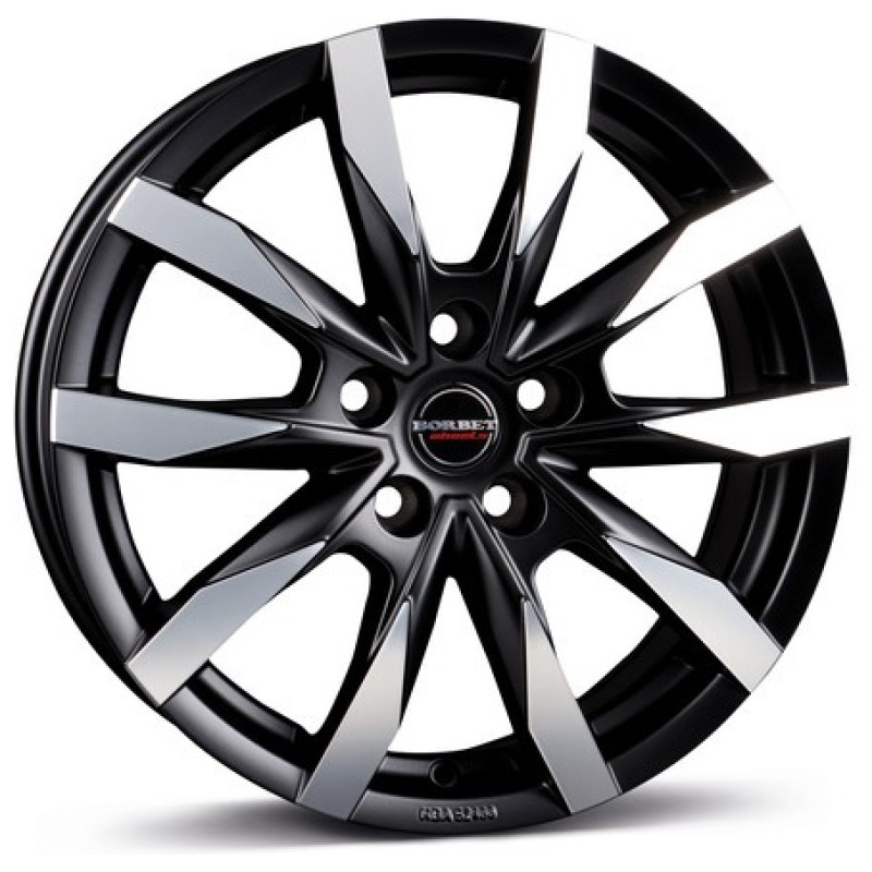 Janta aliaj Borbet CW5 7.5x18" 5x127 ET35 BPM - black polished matt