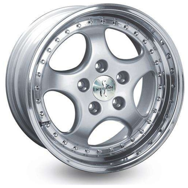 Janta aliaj Keskin Tuning KT2 8.5x18" 5x130 ET52 SLP - Silver Lip Polished