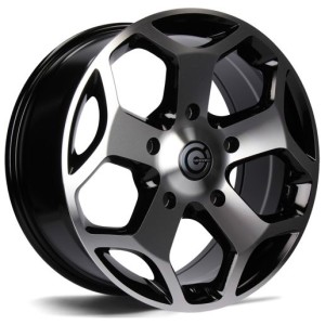 Janta aliaj Carbonado Giant 8.0x18" 5x160 ET50 BFP - Black Front Polished