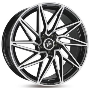 Janta aliaj Keskin Tuning KT20 8.5x19" 5x100 ET30 BFP - Black Front Polish