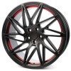 Janta aliaj Keskin Tuning KT20 8.5x19" 5x108 ET45 MBRI - MATT BLACK RED INSIDE