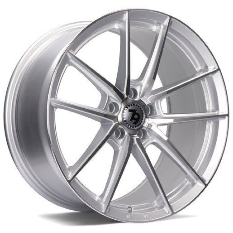 Janta aliaj seventy9 SCF-A 9.5x19" 5x112 ET38 SFP - Silver Front Polished