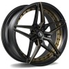 Janta aliaj seventy9 SV-AR 8.5x19" 5x112 ET35 DMBMG - Deep Matt Black Milled Gold