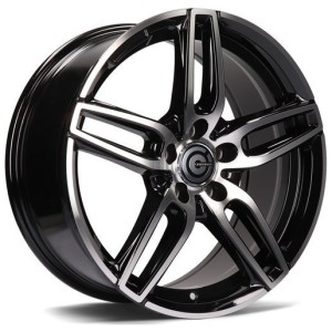 Janta aliaj Carbonado Way 9.0x19" 5x112 ET45 BFP - Black Front Polished
