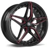 Janta aliaj seventy9 SV-AR 8.5x19" 5x120 ET30 BGMR - Black Glossy Milled Red