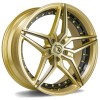 Janta aliaj seventy9 SV-AR 9.5x19" 5x120 ET35 GBLMB - Gold Black Lip Milled Black