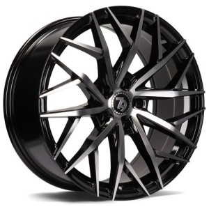 Janta aliaj seventy9 SV-C 8.5x19" 5x120 ET33 BFP - Black Front Polished