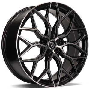 Janta aliaj seventy9 SV-K 8.0x20" 5x112 ET30 BFP - Black Front Polished