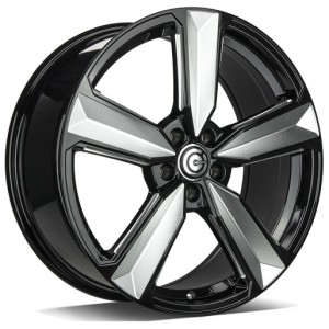 Janta aliaj Carbonado Blast 8.5x20" 5x112 ET30 BFPEP - Black front polished edges polished