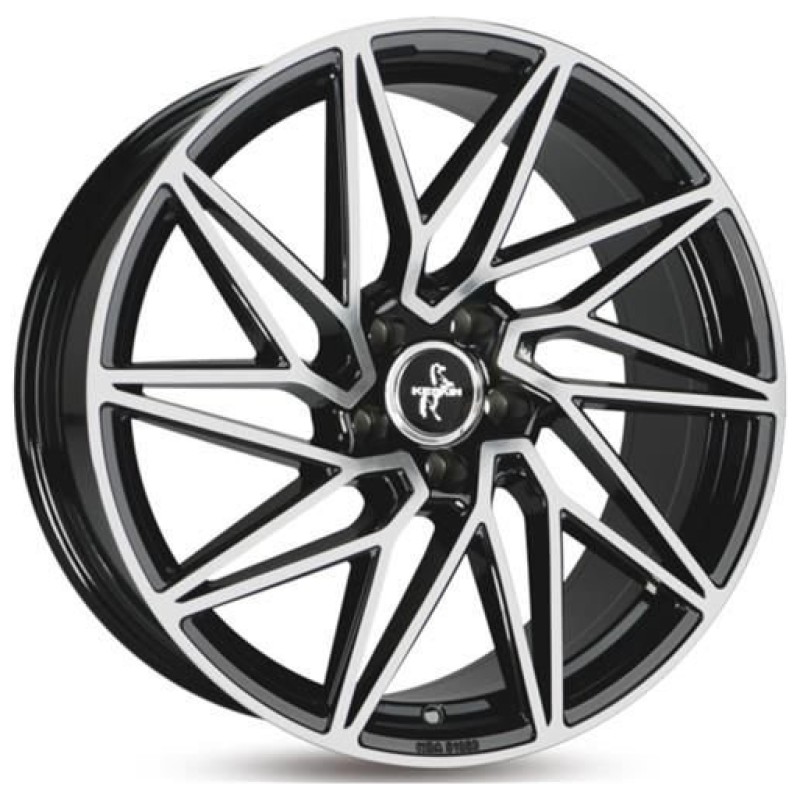 Janta aliaj Keskin Tuning KT20 8.5x20" 5x112 ET45 BFP - Black Front Polish