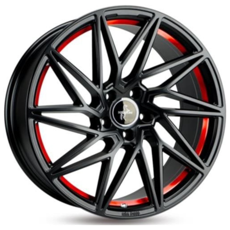 Janta aliaj Keskin Tuning KT20 8.5x20" 5x112 ET30 BPRI - Black Painted Red Inside