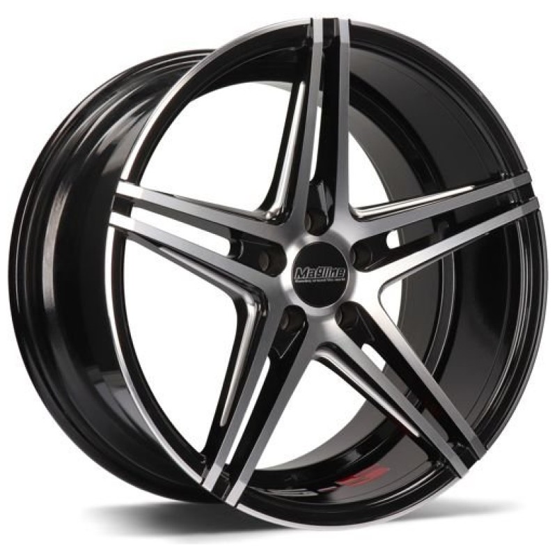 Janta aliaj Magline RS5 8.5x20" 5x112 ET30 BVF - Czarne Polerowany front/rant