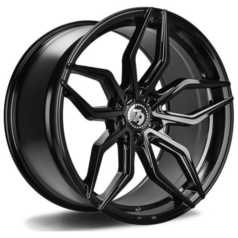 Janta aliaj seventy9 SCF-D 10.5x20" 5x120 ET40 BG - Black Glossy