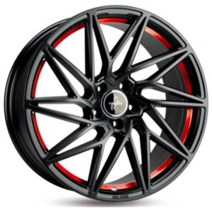 Janta aliaj Keskin Tuning KT20 8.5x20" 5x120 ET35 BPRI - Black Painted Red Inside