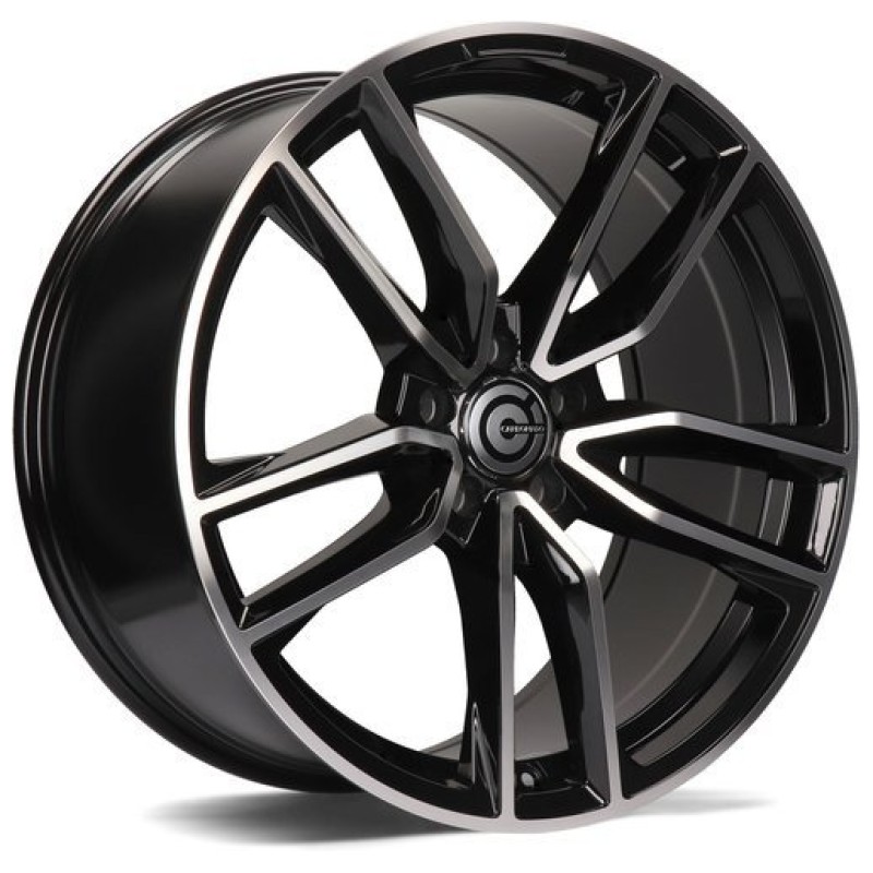 Janta aliaj Carbonado Invention 11.0x21" 5x112 ET49 BFP - Black Front Polished