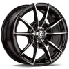 Janta aliaj Carbonado Scooter 5.5x13 4x100 ET30 BFP - Black Front Polished