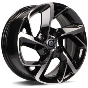 Janta aliaj Carbonado Nantes 6.5x15 4x108 ET25 BFP - Black Front Polished