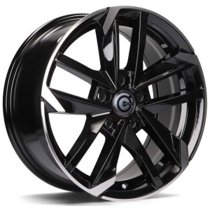 Janta aliaj Carbonado Rennes 7.0x16 5x108 ET40 BFP - Black Front Polished
