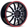 Janta aliaj Ronal R54 7.0x16 5x112 ET35 MCR - Jetblack-Red Rim
