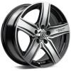 Janta aliaj Carbonado GTR Sports 1 7.0x16 5x118 ET40 BFP - Black Front Polished