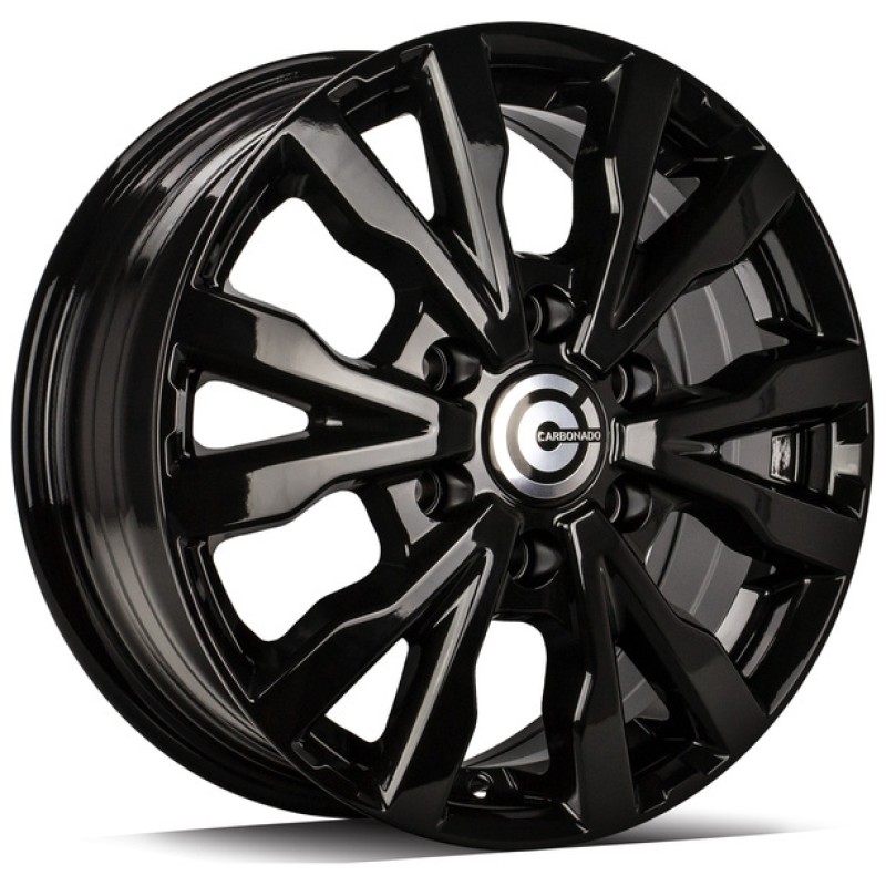 Janta aliaj Carbonado Hero 6.5x16 6x130 ET54 BG - Black Glossy