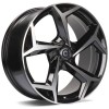 Janta aliaj Carbonado Tropico 7.5x17 5x100 ET40 BFP - Black Front Polished