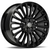 Janta aliaj Carbonado Ohio 7.0x17 5x108 ET50 BG - Black Glossy