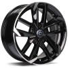 Janta aliaj Carbonado Rennes 7.5x17 5x108 ET45 BFP - Black Front Polished