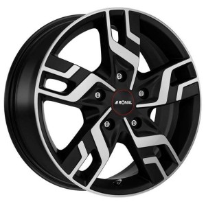 Janta aliaj Ronal R64 7.0x17 5x108 ET46 JBF - Jetblack-Matt-Frontkopiert