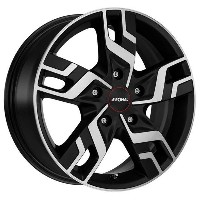 Janta aliaj Ronal R64 7.0x17 5x108 ET46 JBF - Jetblack-Matt-Frontkopiert