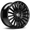 Janta aliaj Carbonado Prestige 7.5x17 5x112 ET45 BG - Black Glossy